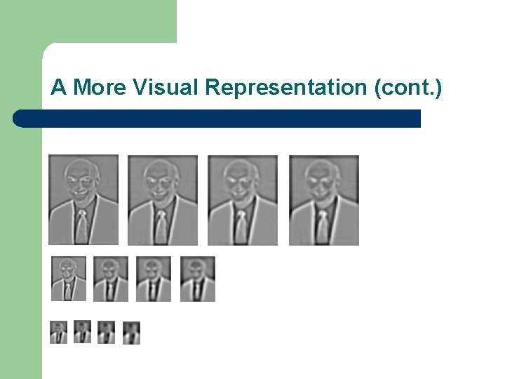 A More Visual Representation (cont. ) 