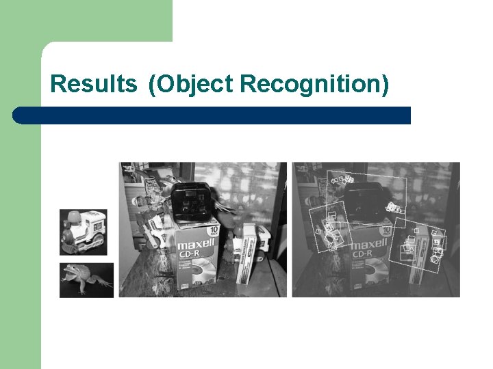 Results (Object Recognition) 