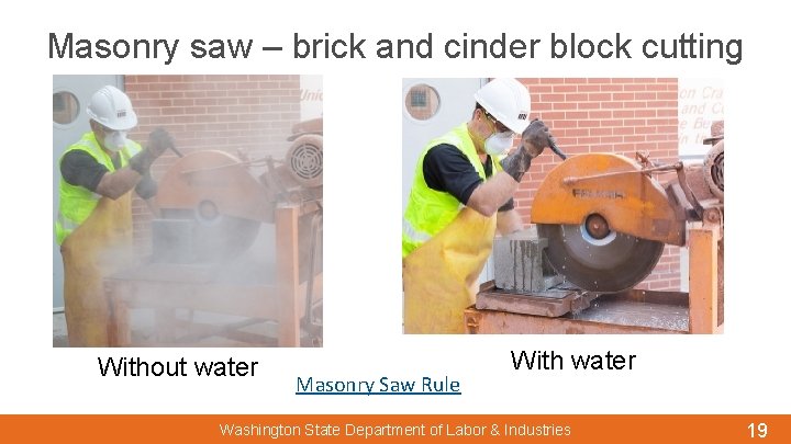 Masonry saw – brick and cinder block cutting Without water Masonry Saw Rule With