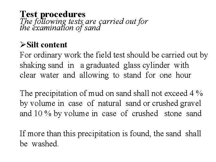 Sand surface area of between 1 2 square