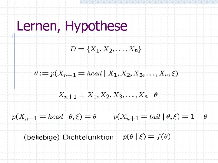 Lernen, Hypothese 