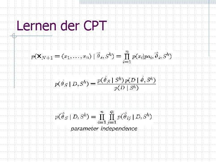 Lernen der CPT 