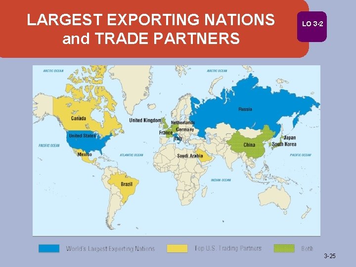 LARGEST EXPORTING NATIONS and TRADE PARTNERS LO 3 -25 