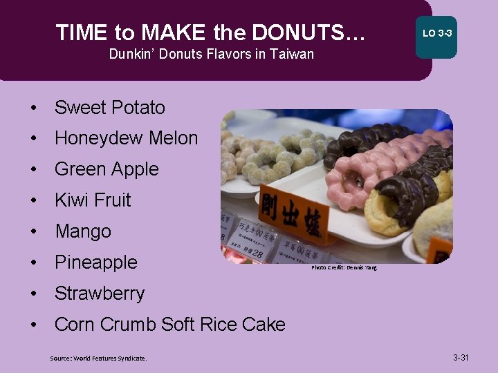 TIME to MAKE the DONUTS… LO 3 -3 Dunkin’ Donuts Flavors in Taiwan •