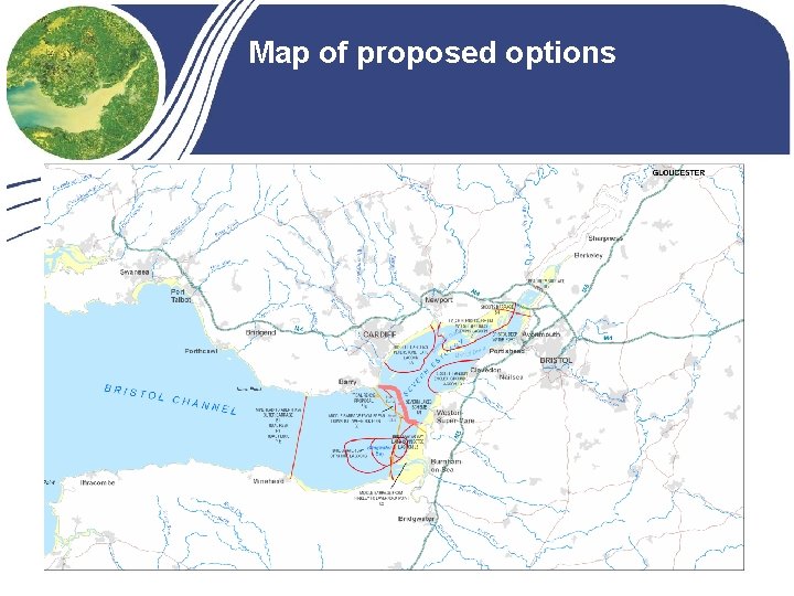 Map of proposed options 