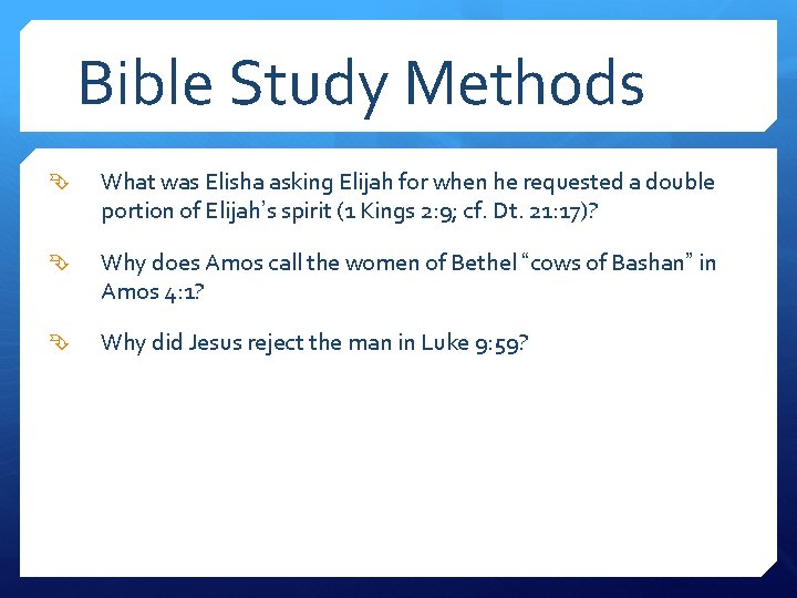 Bible Study Methods What was Elisha asking Elijah for when he requested a double