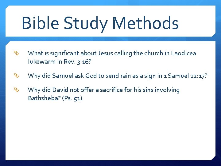 Bible Study Methods What is significant about Jesus calling the church in Laodicea lukewarm