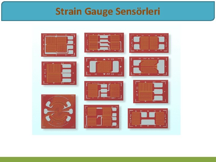 Strain Gauge Sensörleri 