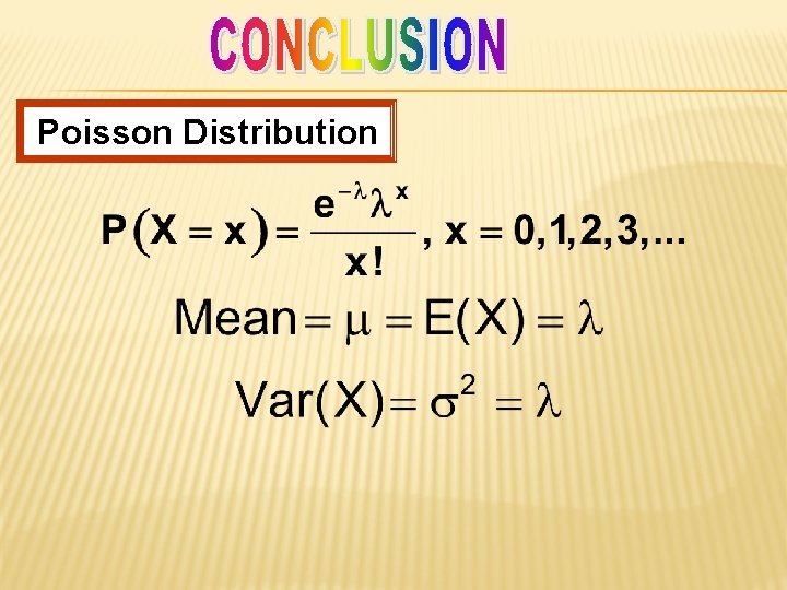 Poisson Distribution 