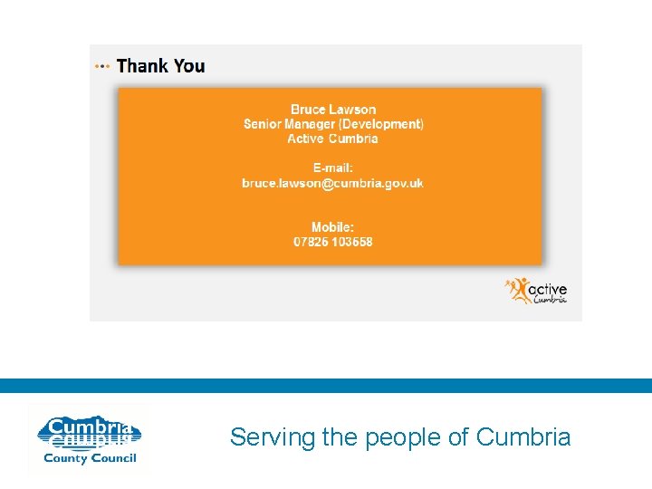 Serving the people of Cumbria 
