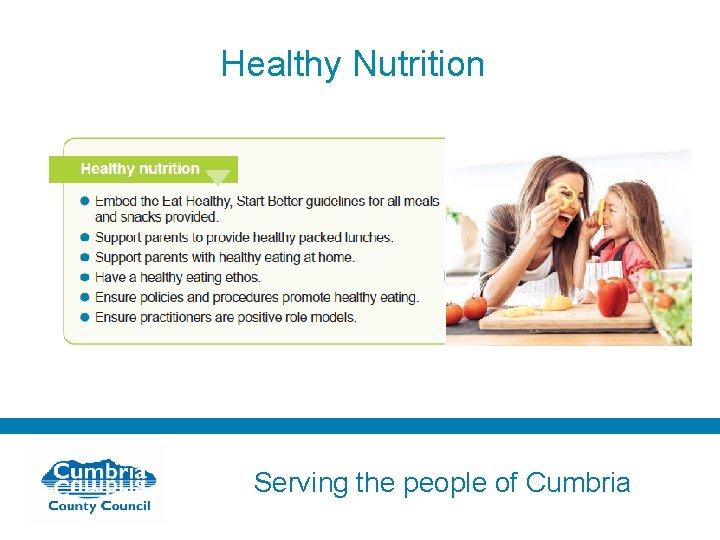 Healthy Nutrition Serving the people of Cumbria 