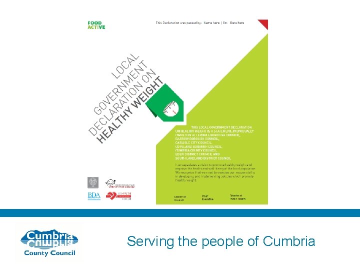 Serving the people of Cumbria 