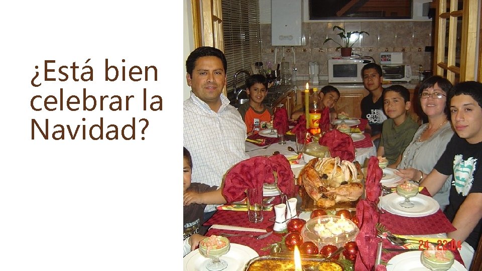 ¿Está bien celebrar la Navidad? 