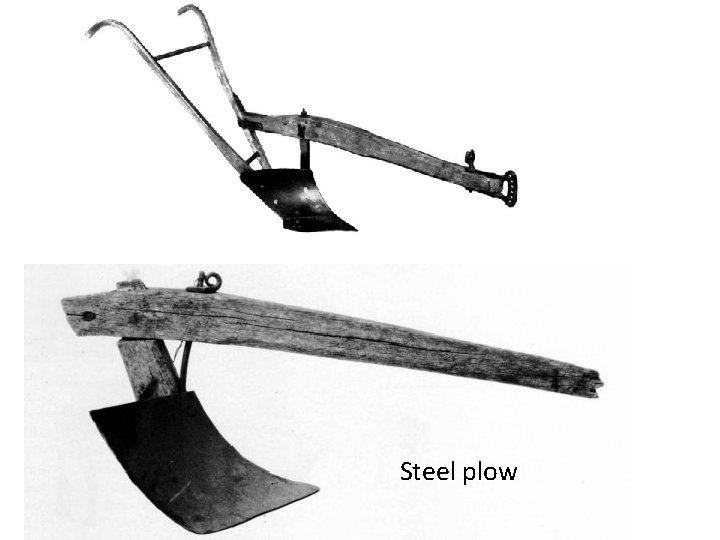 Steel plow 