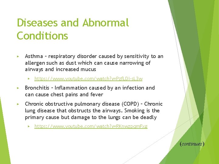 Diseases and Abnormal Conditions ▶ Asthma – respiratory disorder caused by sensitivity to an