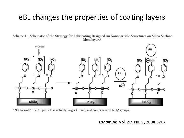 e. BL changes the properties of coating layers Langmuir, Vol. 20, No. 9, 2004