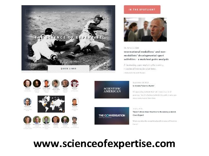 www. scienceofexpertise. com 
