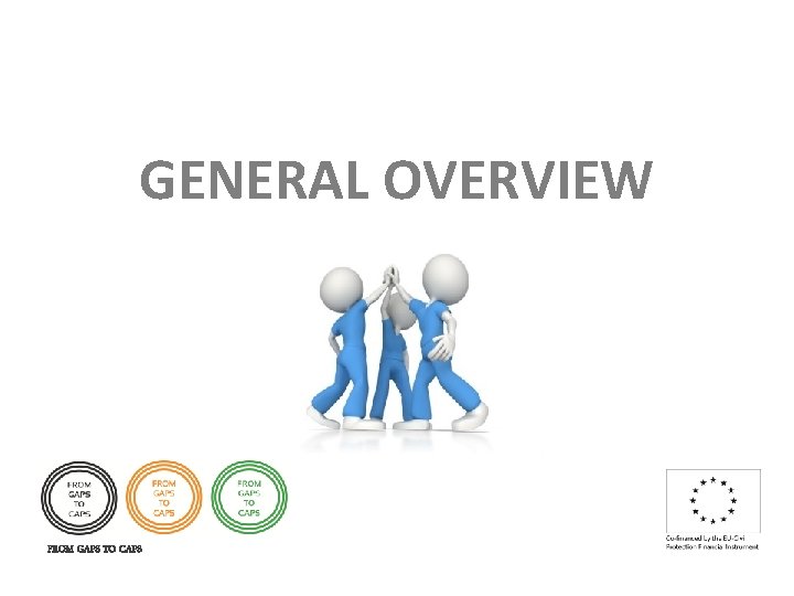 GENERAL OVERVIEW FROM GAPS TO CAPS 