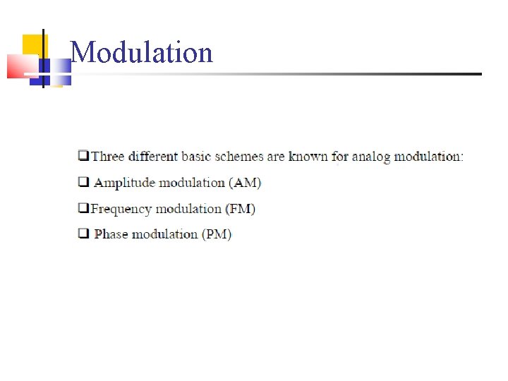 Modulation 