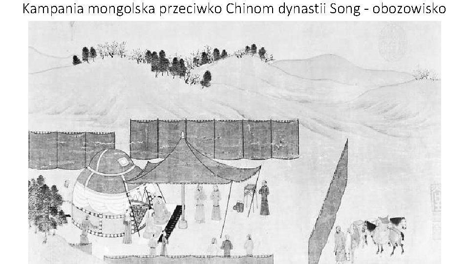Kampania mongolska przeciwko Chinom dynastii Song - obozowisko 