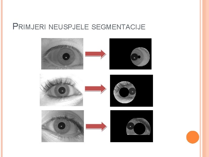 PRIMJERI NEUSPJELE SEGMENTACIJE 