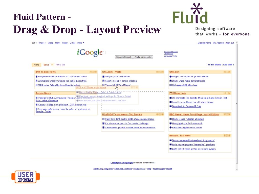 Fluid Pattern - Drag & Drop - Layout Preview 