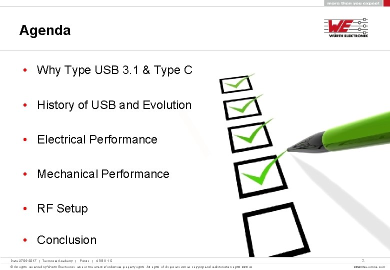 Agenda • Why Type USB 3. 1 & Type C • History of USB