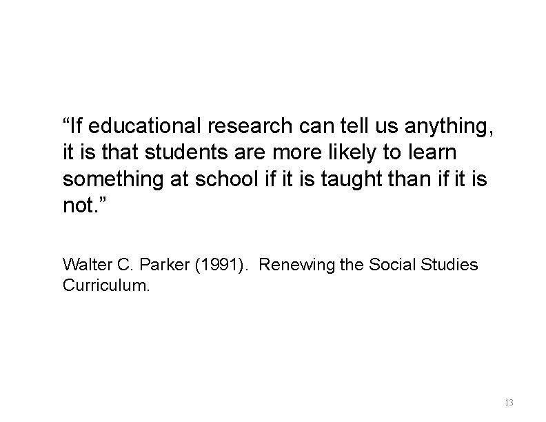 “If educational research can tell us anything, it is that students are more likely