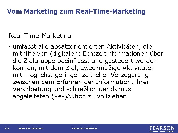 Vom Marketing zum Real-Time-Marketing • 116 umfasst alle absatzorientierten Aktivitäten, die mithilfe von (digitalen)