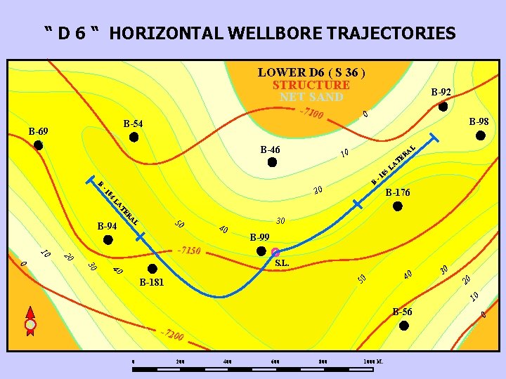 “ D 6 “ HORIZONTAL WELLBORE TRAJECTORIES LOWER D 6 ( S 36 )