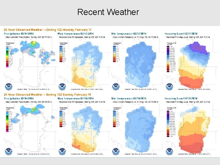 Recent Weather 