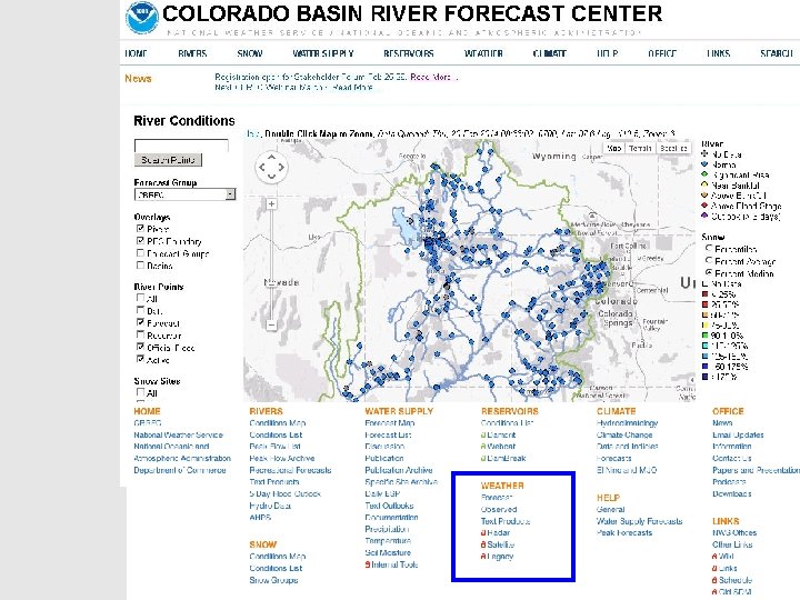 Colorado Basin River Forecast Center Stakeholder Forum Beyond