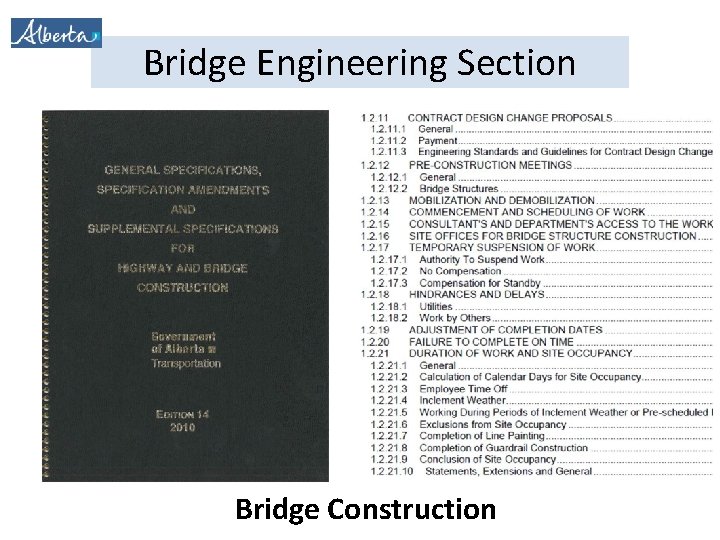 Bridge Engineering Section Bridge Construction 