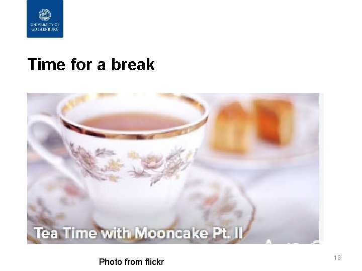 Time for a break Photo from flickr 19 