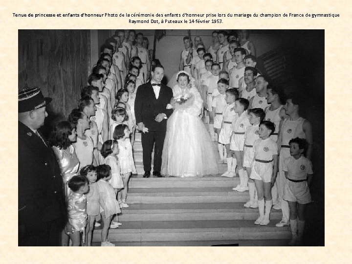 Tenue de princesse et enfants d'honneur Photo de la cérémonie des enfants d'honneur prise