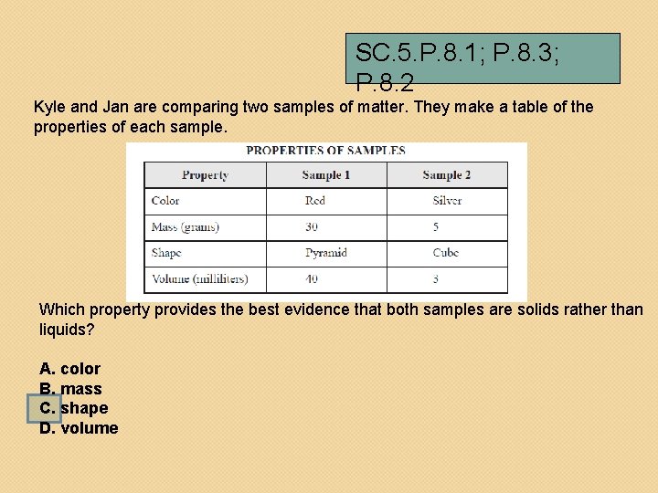 SC. 5. P. 8. 1; P. 8. 3; P. 8. 2 Kyle and Jan