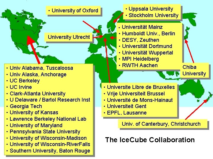  • Uppsala University • Stockholm University • University of Oxford Universität Mainz •