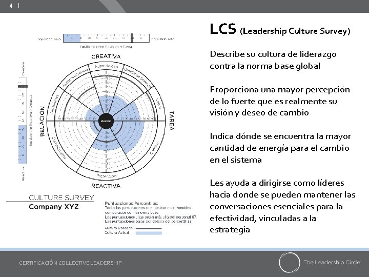 4 ǀ LCS (Leadership Culture Survey) Describe su cultura de liderazgo contra la norma