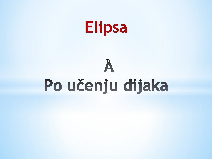 Elipsa 