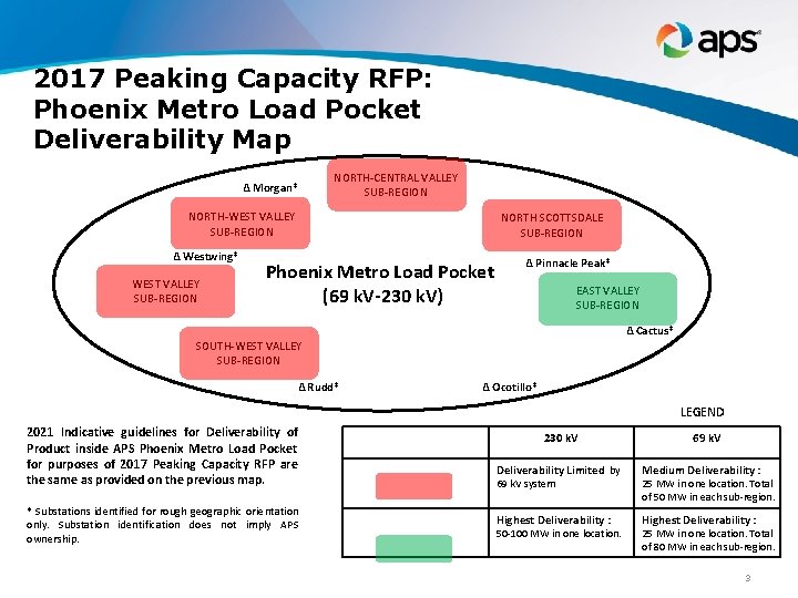 2017 Peaking Capacity RFP: Phoenix Metro Load Pocket Deliverability Map Δ Morgan* NORTH-CENTRAL VALLEY