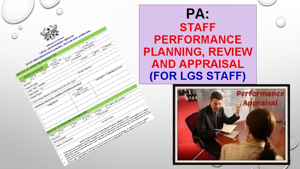 PA: STAFF PERFORMANCE PLANNING, REVIEW AND APPRAISAL (FOR LGS STAFF) 23 