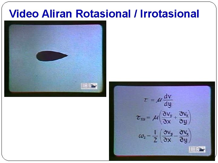 Video Aliran Rotasional / Irrotasional 