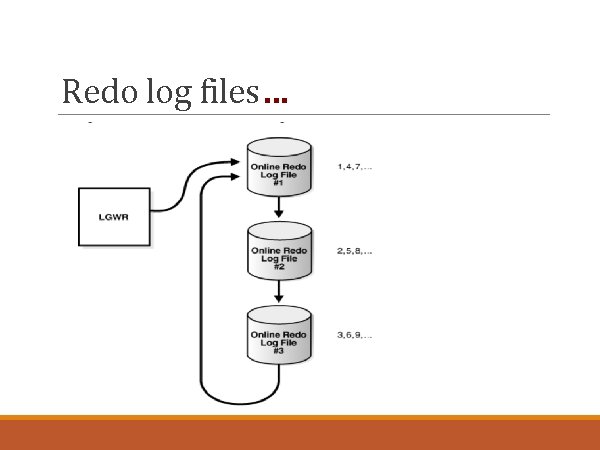 Redo log files… 