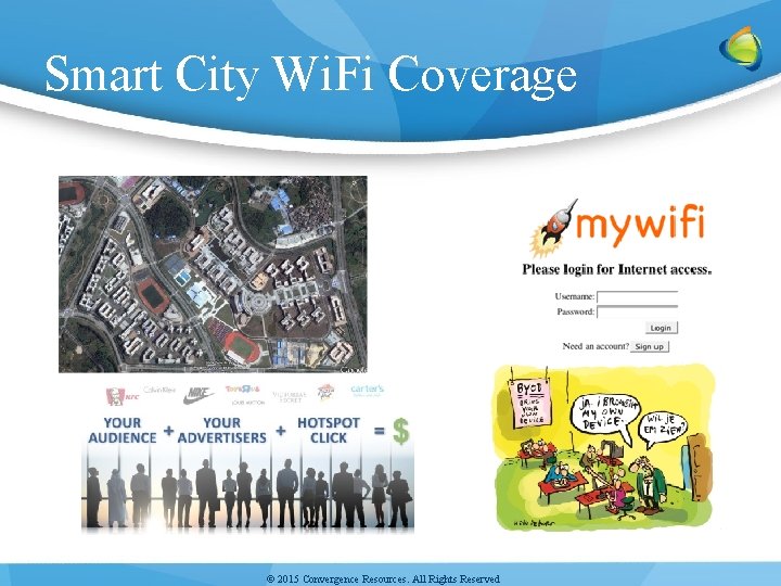 Smart City Wi. Fi Coverage © 2015 Convergence Resources. All Rights Reserved Smart City Wi. Fi Coverage © 2015 Convergence Resources. All Rights Reserved