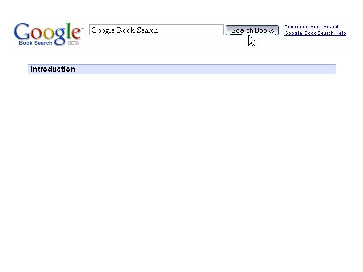 Google Book Search Introduction 