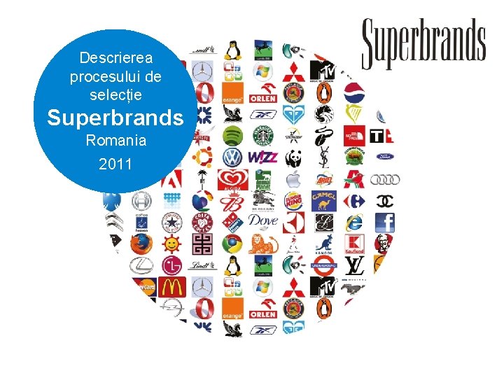 Descrierea procesului de selecție Superbrands Romania 2011 