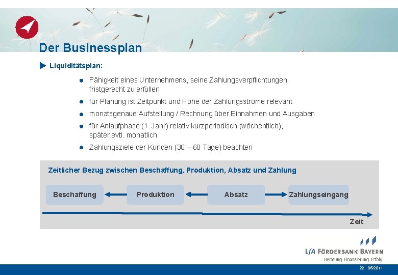 Der Businessplan Liquiditätsplan: Fähigkeit eines Unternehmens, seine Zahlungsverpflichtungen fristgerecht zu erfüllen für Planung ist