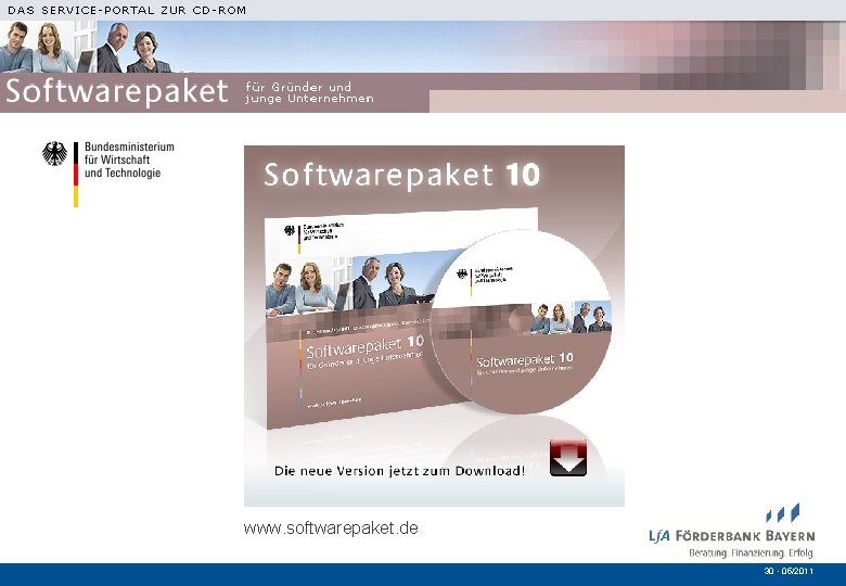 Softwarepaket 10 www. softwarepaket. de 30 • 05/2011 