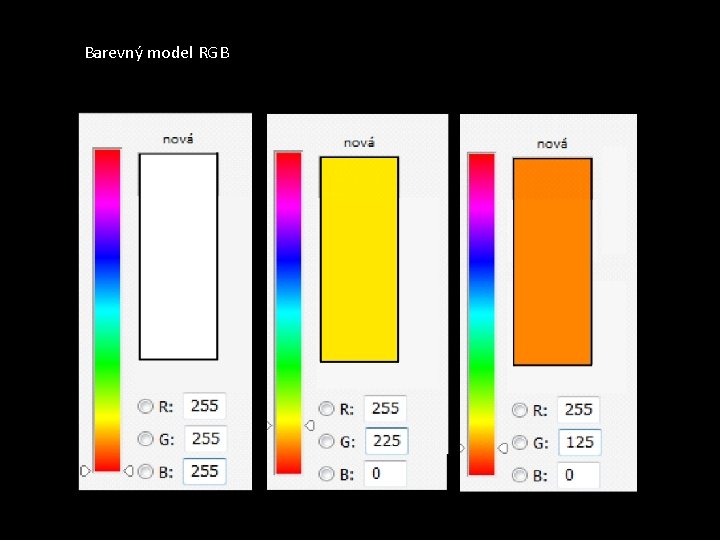 Barevný model RGB 