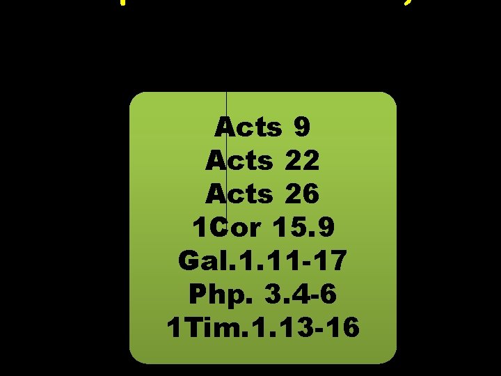 Paul’s testimony is powerful and must be either true or false. If false: he